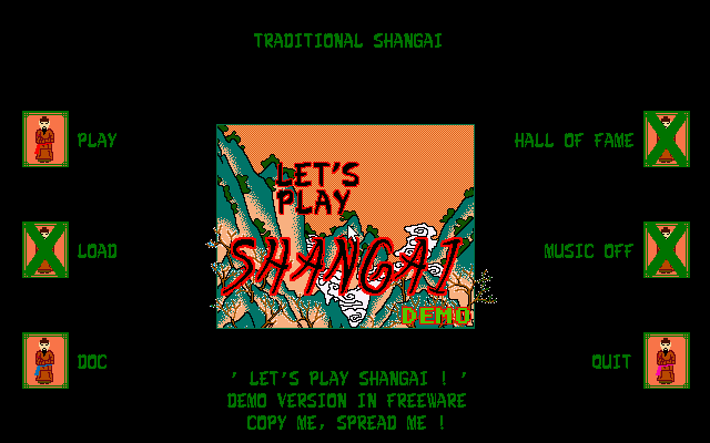 Let's Play Shangai [Falcon030] atari screenshot